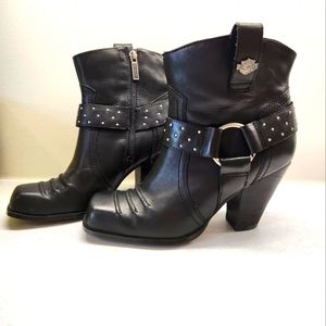Harley-Davidson Black Combat & Moto Boots